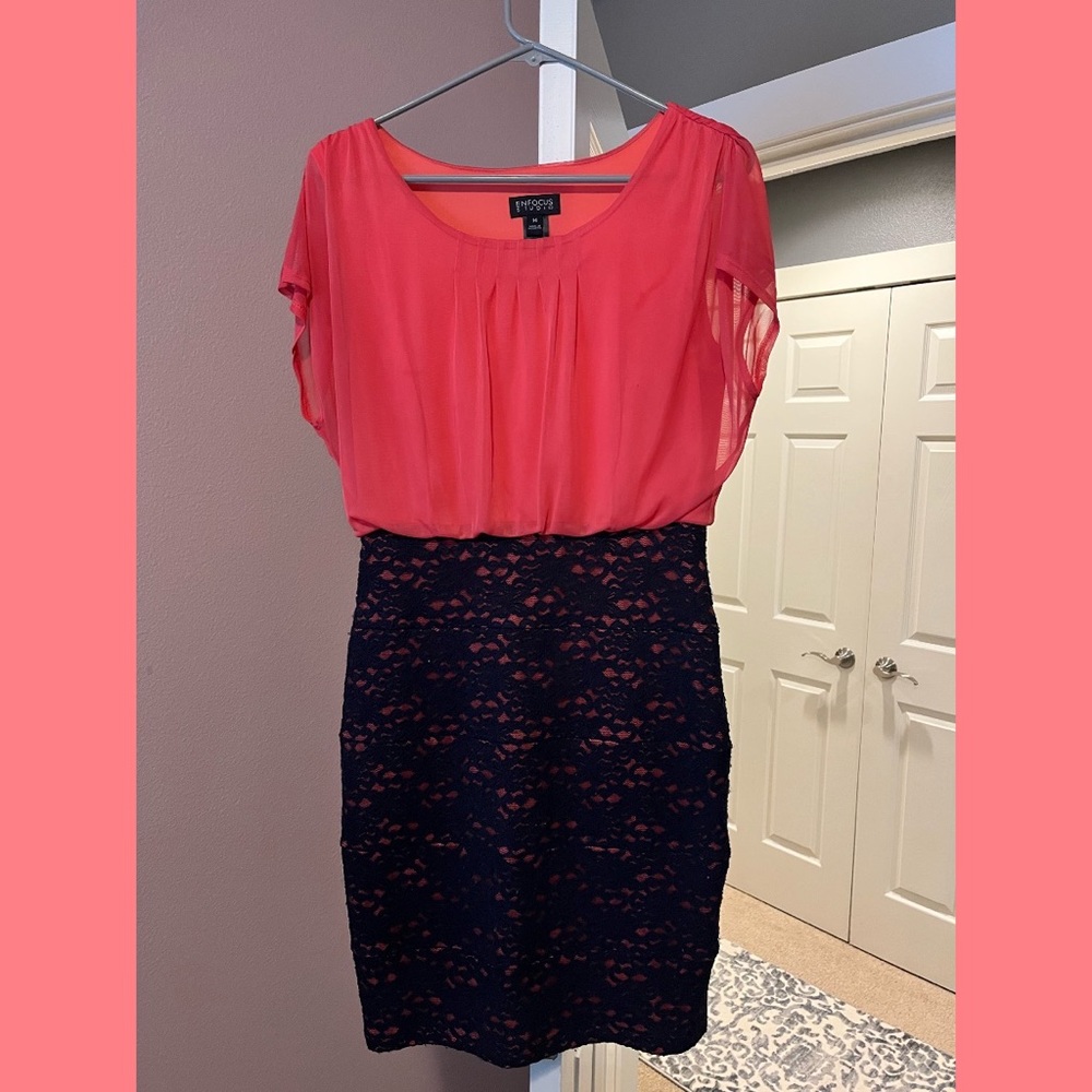 Coral dress